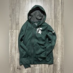 Nike thermafit Michigan state full zip sweatshirt